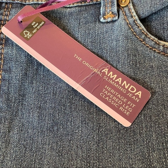 NWT Gloria Vanderbilt Amanda classic fit 16short - Picture 4 of 8